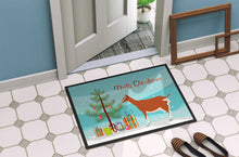 Load image into Gallery viewer, Toggenburger Goat Christmas Doormat - 18x27 Decorative Floor Mat – Indoor/Outdoor Rug with Artistic Flair BB9248MAT