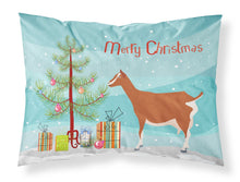Load image into Gallery viewer, Toggenburger Goat Christmas Fabric Standard Pillowcase – Artistic Decorative Front, White Back BB9248PILLOWCASE