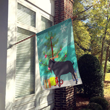 Load image into Gallery viewer, Verata Goat Christmas Flag Canvas House Size BB9249CHF