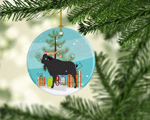 Load image into Gallery viewer, Verata Goat Christmas Ornament - Round Ceramic Ornament – Artist-Designed Keepsake Decoration BB9249CO1