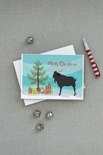 Load image into Gallery viewer, Verata Goat Christmas Greeting Cards -  Blank Note Cards – 8-Pack of Artist-Designed Cards with Envelopes