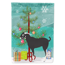 Load image into Gallery viewer, Black Bengal Goat Christmas Flag Canvas House Size BB9251CHF