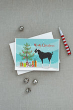 Load image into Gallery viewer, Black Bengal Goat Christmas Greeting Cards -  Blank Note Cards – 8-Pack of Artist-Designed Cards with Envelopes