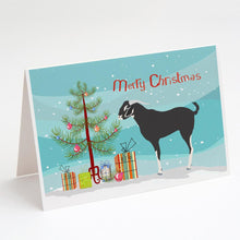 Load image into Gallery viewer, Black Bengal Goat Christmas Greeting Cards -  Blank Note Cards – 8-Pack of Artist-Designed Cards with Envelopes