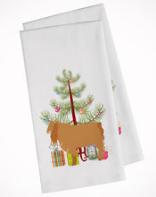 Load image into Gallery viewer, American Lamancha Goat Christmas Kitchen Towels – Set of 2 - Decorative &amp; Absorbent Cotton | BB9252WTKT