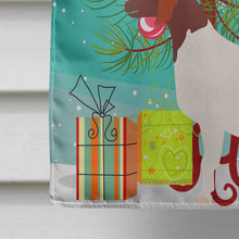 Load image into Gallery viewer, Boer Goat Christmas Flag Canvas House Size BB9253CHF