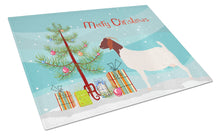Load image into Gallery viewer, Boer Goat Christmas Glass Cutting Boards – Durable, Decorative Kitchen Art Large BB9253LCB
