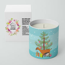 Load image into Gallery viewer, Oberhasli Goat Christmas 10 oz Decorative Soy Candle