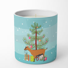 Load image into Gallery viewer, Oberhasli Goat Christmas 10 oz Decorative Soy Candle