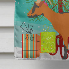 Load image into Gallery viewer, Oberhasli Goat Christmas Flag Canvas House Size BB9255CHF