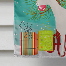 Load image into Gallery viewer, Saanen Goat Christmas Flag Canvas House Size BB9256CHF