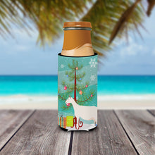 Load image into Gallery viewer, Saanen Goat Christmas   Hugger for slim cans BB9256MUK