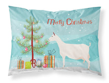 Load image into Gallery viewer, Saanen Goat Christmas Fabric Standard Pillowcase – Artistic Decorative Front, White Back BB9256PILLOWCASE