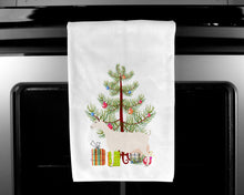Load image into Gallery viewer, Saanen Goat Christmas Kitchen Towels – Set of 2 - Decorative &amp; Absorbent Cotton | BB9256WTKT