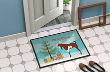 Load image into Gallery viewer, Jamnapari Goat Christmas Doormat - 24x36 Decorative Floor Mat – Indoor/Outdoor Rug with Artistic Flair BB9257JMAT