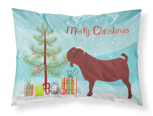 Load image into Gallery viewer, Kalahari Red Goat Christmas Fabric Standard Pillowcase – Artistic Decorative Front, White Back BB9258PILLOWCASE