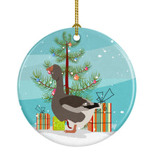 Load image into Gallery viewer, Toulouse Goose Christmas Ornament - Round Ceramic Ornament – Artist-Designed Keepsake Decoration BB9264CO1