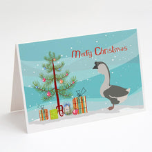 Load image into Gallery viewer, African Goose Christmas Greeting Cards -  Blank Note Cards – 8-Pack of Artist-Designed Cards with Envelopes