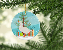 Load image into Gallery viewer, Shire Horse Christmas Ornament - Round Ceramic Ornament – Artist-Designed Keepsake Decoration BB9267CO1