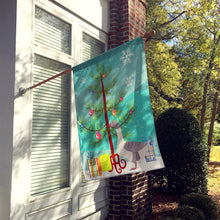 Load image into Gallery viewer, Buff Grey Back Goose Christmas Flag Canvas House Size BB9268CHF