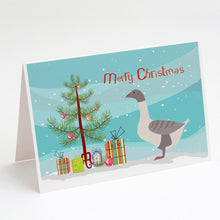 Load image into Gallery viewer, Buff Grey Back Goose Christmas Greeting Cards -  Blank Note Cards – 8-Pack of Artist-Designed Cards with Envelopes
