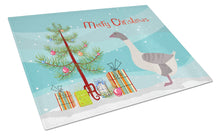 Load image into Gallery viewer, Buff Grey Back Goose Christmas Glass Cutting Boards – Durable, Decorative Kitchen Art Large BB9268LCB