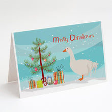 Load image into Gallery viewer, Sebastopol Goose Christmas Greeting Cards -  Blank Note Cards – 8-Pack of Artist-Designed Cards with Envelopes
