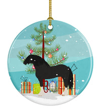 Load image into Gallery viewer, Pomeranian Rogener Goose Christmas Ornament - Round Ceramic Ornament – Artist-Designed Keepsake Decoration BB9271CO1