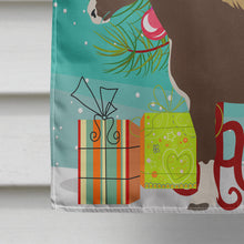 Load image into Gallery viewer, Percheron Horse Christmas Flag Canvas House Size BB9273CHF