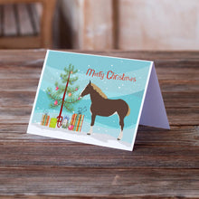 Load image into Gallery viewer, Percheron Horse Christmas Greeting Cards -  Blank Note Cards – 8-Pack of Artist-Designed Cards with Envelopes