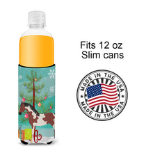 Load image into Gallery viewer, Pinto Horse Christmas   Hugger for slim cans BB9274MUK