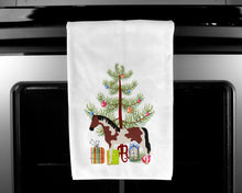 Load image into Gallery viewer, Pinto Horse Christmas Kitchen Towels – Set of 2 - Decorative &amp; Absorbent Cotton | BB9274WTKT