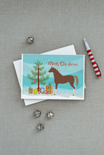 Load image into Gallery viewer, Hanoverian Horse Christmas Greeting Cards -  Blank Note Cards – 8-Pack of Artist-Designed Cards with Envelopes