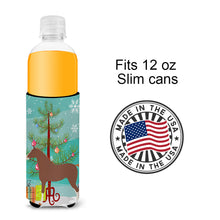 Load image into Gallery viewer, Hanoverian Horse Christmas   Hugger for slim cans BB9276MUK
