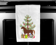 Load image into Gallery viewer, Hanoverian Horse Christmas Kitchen Towels – Set of 2 - Decorative &amp; Absorbent Cotton | BB9276WTKT