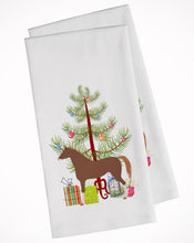 Load image into Gallery viewer, Hanoverian Horse Christmas Kitchen Towels – Set of 2 - Decorative &amp; Absorbent Cotton | BB9276WTKT