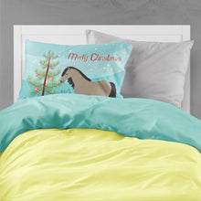 Load image into Gallery viewer, Welsh Pony Horse Christmas Fabric Standard Pillowcase – Artistic Decorative Front, White Back BB9277PILLOWCASE