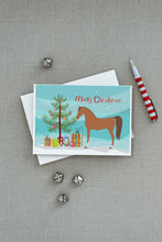 Load image into Gallery viewer, Arabian Horse Christmas Greeting Cards -  Blank Note Cards – 8-Pack of Artist-Designed Cards with Envelopes