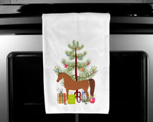 Load image into Gallery viewer, Arabian Horse Christmas Kitchen Towels – Set of 2 - Decorative &amp; Absorbent Cotton | BB9278WTKT