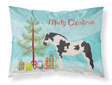 Load image into Gallery viewer, Cyldesdale Horse Christmas Fabric Standard Pillowcase – Artistic Decorative Front, White Back BB9279PILLOWCASE