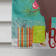 Load image into Gallery viewer, English Thoroughbred Horse Christmas Flag Canvas House Size BB9280CHF