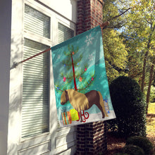 Load image into Gallery viewer, Shetland Pony Horse Christmas Flag Canvas House Size BB9281CHF