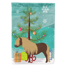 Load image into Gallery viewer, Shetland Pony Horse Christmas Flag Canvas House Size BB9281CHF