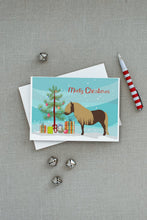 Load image into Gallery viewer, Shetland Pony Horse Christmas Greeting Cards -  Blank Note Cards – 8-Pack of Artist-Designed Cards with Envelopes