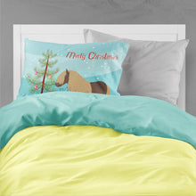 Load image into Gallery viewer, Shetland Pony Horse Christmas Fabric Standard Pillowcase – Artistic Decorative Front, White Back BB9281PILLOWCASE