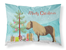Load image into Gallery viewer, Shetland Pony Horse Christmas Fabric Standard Pillowcase – Artistic Decorative Front, White Back BB9281PILLOWCASE