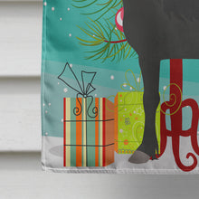 Load image into Gallery viewer, Friesian Horse Christmas Flag Canvas House Size BB9282CHF