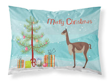Load image into Gallery viewer, Vicugna or Vicuna Christmas Fabric Standard Pillowcase – Artistic Decorative Front, White Back BB9284PILLOWCASE
