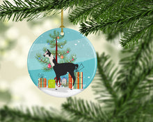 Load image into Gallery viewer, Llama Q' Ara Christmas Ornament - Round Ceramic Ornament – Artist-Designed Keepsake Decoration BB9285CO1
