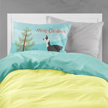 Load image into Gallery viewer, Llama Q' Ara Christmas Fabric Standard Pillowcase – Artistic Decorative Front, White Back BB9285PILLOWCASE